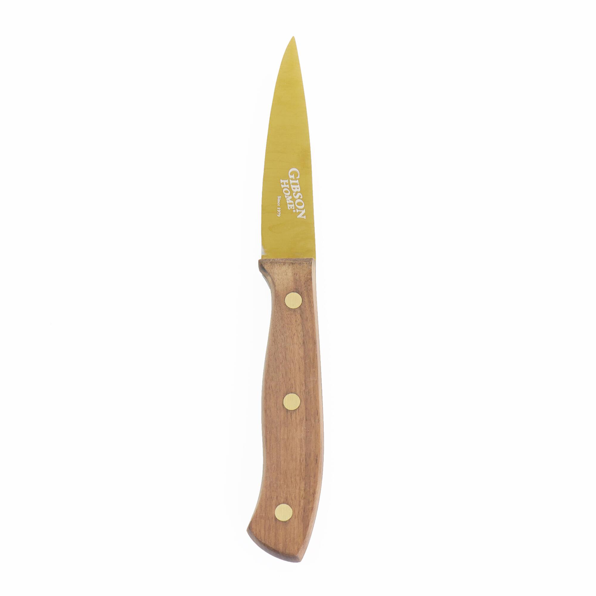 Gibson Home® Alaniz 3-Piece Gold Titanium-Plated Cutlery Set